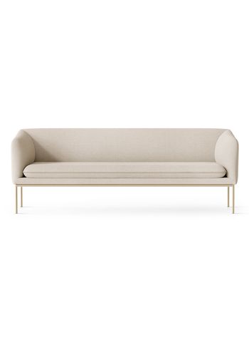 Ferm Living - Sofá de 3 pessoas - Turn Sofa / 3-seater - Cashmere - Boucle - Off-White