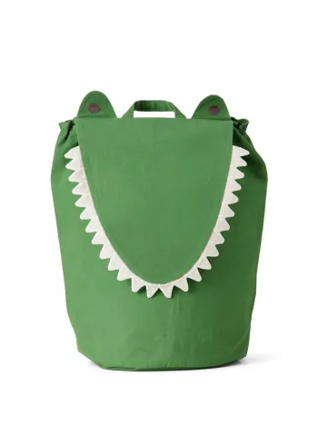 Ferm Living - Lapsen säilytyslaatikko - Crocodile Storage - Artichoke Green