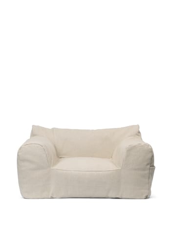 Ferm Living - Cadeira para crianças - Billow Bean Bag - Billow Bean Bag - Off-white