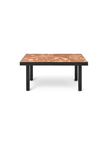 Ferm Living - Tavolino da caffè - Flod Tiles Café Table - Small - Terracotta