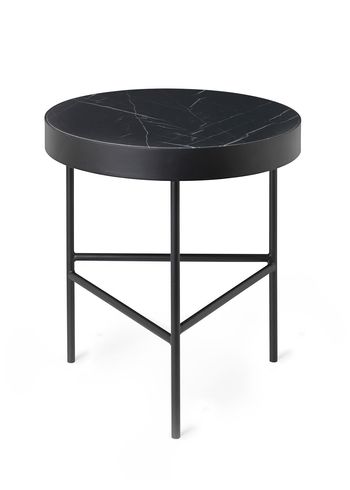 Ferm Living - Tisch - Marble Sofabord - Medium - Black