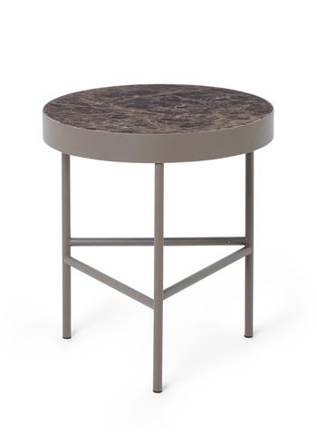 Ferm Living - Table - Marble Sofabord - Medium - Brown