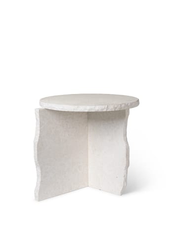 Ferm Living - Hallitus - Mineral Sculptural table - Bianco Curia