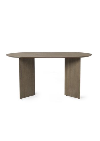 Ferm Living - Tafel - Mingle Table Top / Oval - Small - Dark Stained Oak Veneer