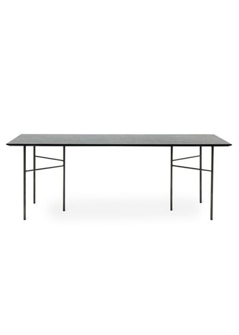 Ferm Living - Tafel - Mingle Table Top / Rectangular - Large - Black Veneer