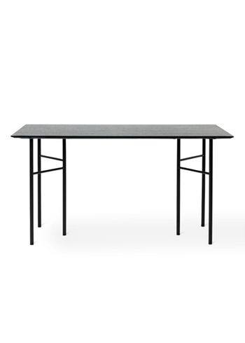 Ferm Living - Tafel - Mingle Table Top / Rectangular - Small - Black Veneer