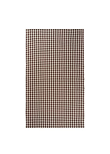 Ferm Living - Mantel - Bothy Check Table Cloth - Cinnamon / Grey Green