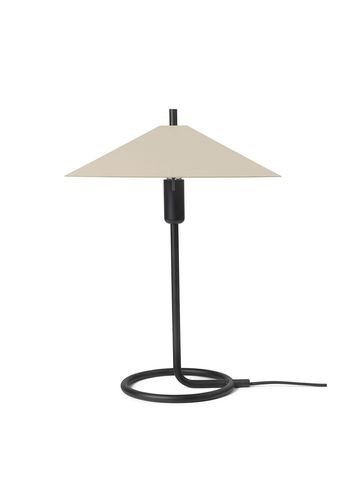 Ferm Living - Pöytävalaisin - Filo Table Lamp - Square - Black/Cashmere