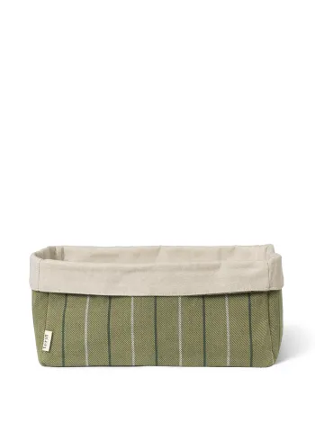 Ferm Living - Cesto do pão - Ito Kitchen Basket - Rectangular - Natural/Seaweed