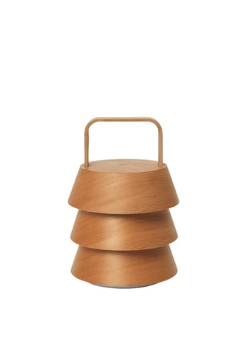 Ferm Living - Pöytävalaisin - Luver Portable Lamp - Natural