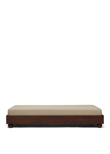 Ferm Living - Lit de jour - Rum Daybed - Rum Daybed Rich Linen - Dark Stained/Natural
