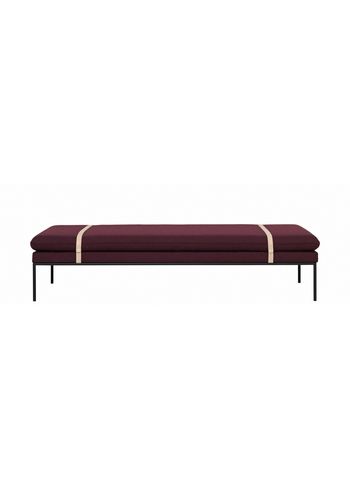 Ferm Living - A cama diurna - Turn Daybed - Fiord - Bordeaux