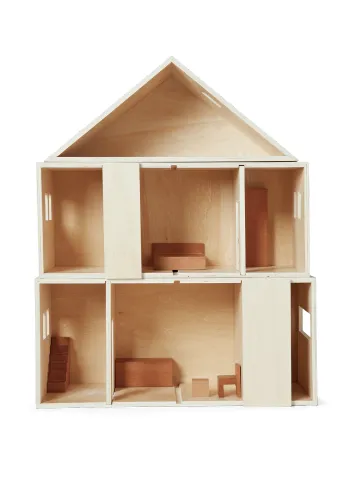 Ferm Living - Dukkehus - Toro Stackable House - Natural - Natural