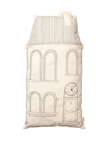Ferm Living - Pillow - Abode Cushion - Abode Cushion - Tall - Clock