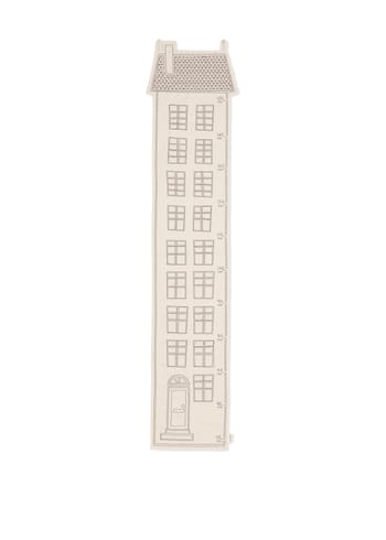 Ferm Living - Seinäpeitto - Abode Growth Chart - Abode Growth Chart - Undyed Off-white