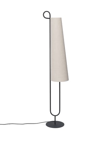 Ferm Living - - Ancora Floor Lamp - Ancora Floor Lamp - Black/Natural