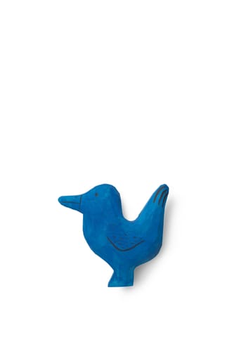 Ferm Living - - Anton Bird Hook - Anton Bird Hook - Blue
