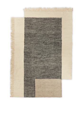 Ferm Living - - Counter Rug - Counter Rug 200 x 300 - Charcoal/Off-whi