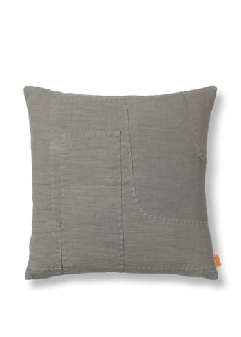 Ferm Living - Pillow - Darn Cushion - Darn Cushion - Blue Grey