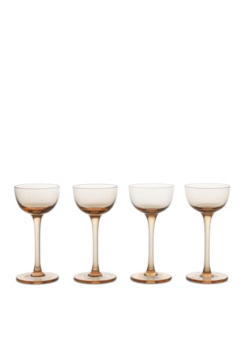 Ferm Living - - Host Liqueur Glasses - Host Liqueur Glasses - Set of 4 - Blush