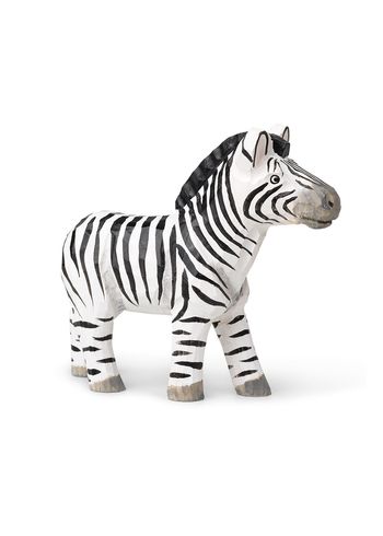 Ferm Living - Figuur - Animal Hand-Carved - Zebra