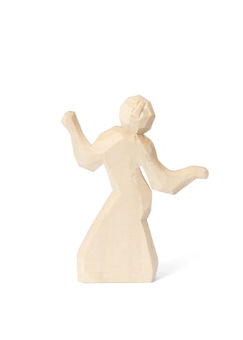 Ferm Living - Figur - Anna Hand-carved Figure - Anna Hand-carved Figure - Natural