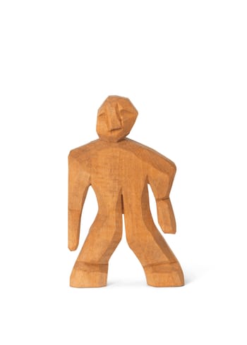 Ferm Living - Figur - Otto Han - Otto Hand-carved Figure - Orange
