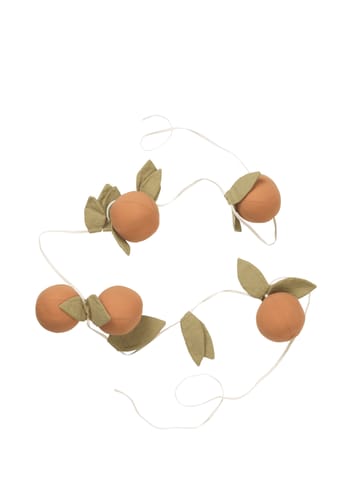 Ferm Living - Festone - Oranges Garland - Orange/Green