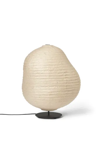 Ferm Living - Stojací lampa - Kurbis Floor Lamp - Low - Natural/Black