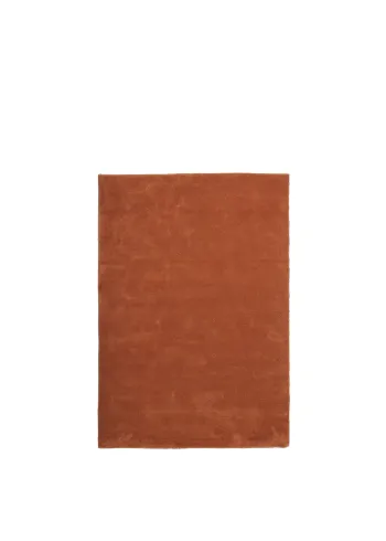 Ferm Living - Rug - Stille Tufted Rug - 140 x 200 - Red Brown