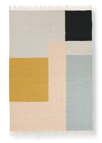 Ferm Living - Koberec - Kelim Rug- Squares - Large