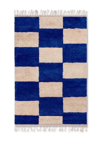 Ferm Living - Tapis - Mara Knotted Rug - Blue Stor