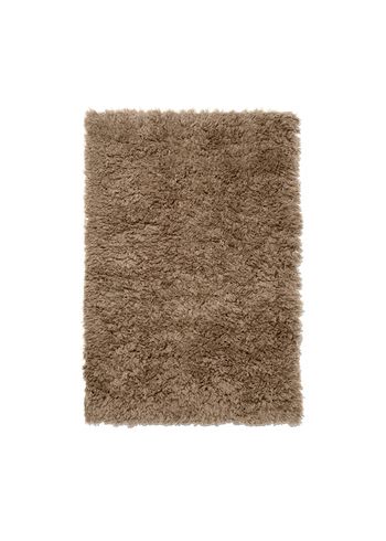 Ferm Living - Tappeto - Meadow High Pile Rug - Small - Dark Beige