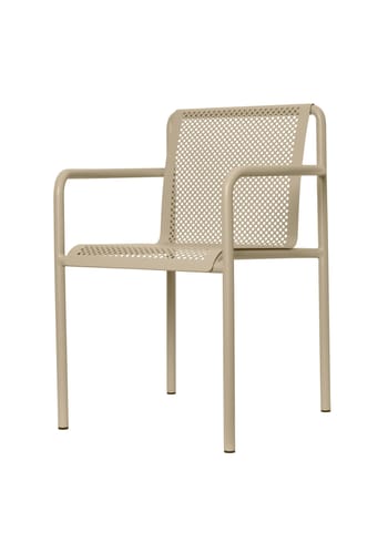 Ferm Living - Trädgårdsstol - Dapple Chair With Arms - Cashmere