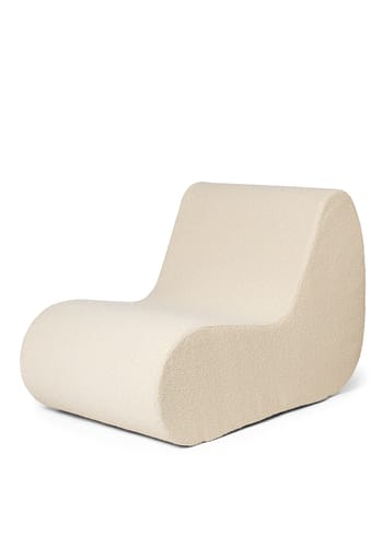 Ferm Living - Chaise de jardin - Rouli Center Module Pure Bouclé - Off-white