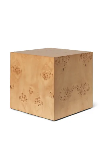 Ferm Living - Postranní stolek - Burl Cube Side Table - Natural - Natural