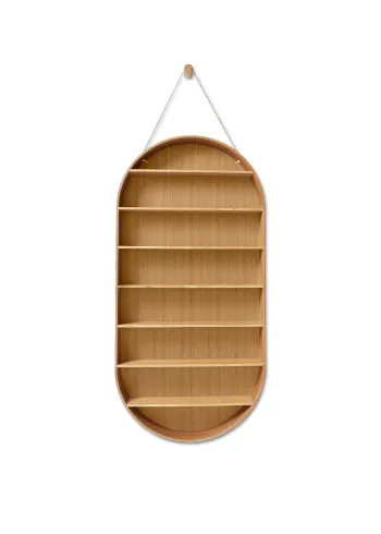 Ferm Living - Policová deska - Oval Dorm - Oiled Oak