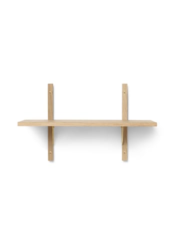 Ferm Living - Plank - Sector Shelf - Oak/Brass - S/N