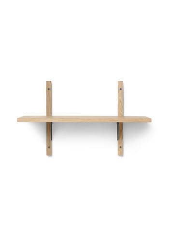 Ferm Living - Plank - Sector Shelf - Oak/Black Brass - S/N