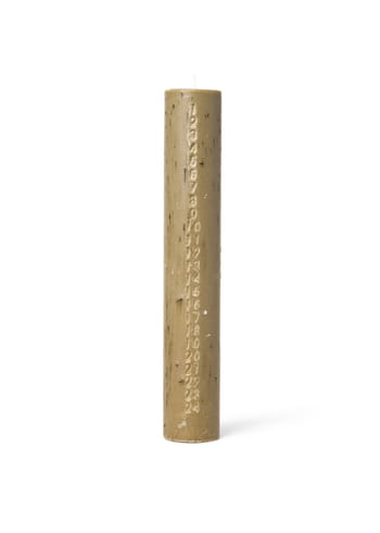 Ferm Living - Kalender Kerze - Mura Advent Candle - Ash Brown