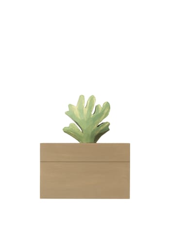 Ferm Living - Boxen - Harbour Box - Coral - Mistletoe/Tan