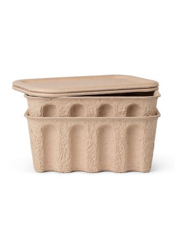 Ferm Living - Boxes - Paper Pulp Box - Set of 2 - Small