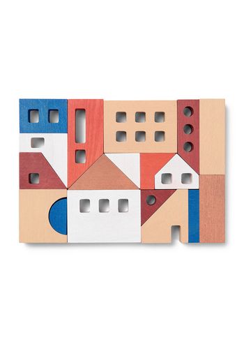 Ferm Living - Lohkot - Little Architect Blocks - Dusty Brown