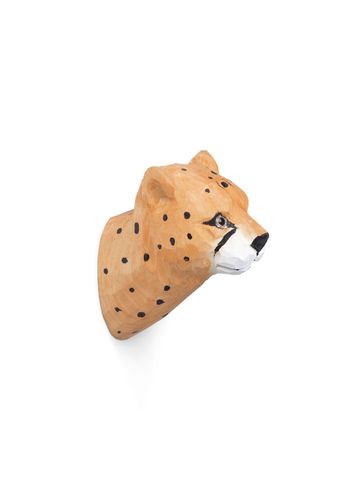 Ferm Living - Grucce - Animal Hand-Carved Hook - Cheetah