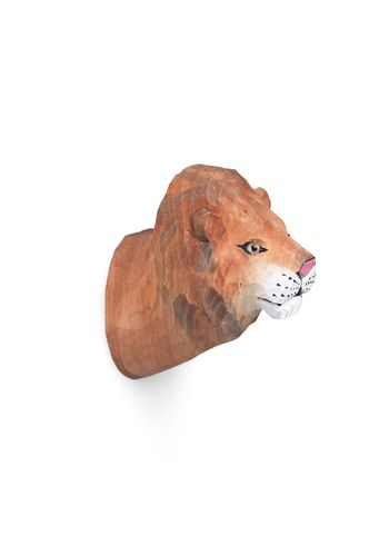 Ferm Living - Grucce - Animal Hand-Carved Hook - Lion