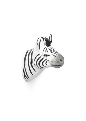 Ferm Living - Grucce - Animal Hand-Carved Hook - Zebra