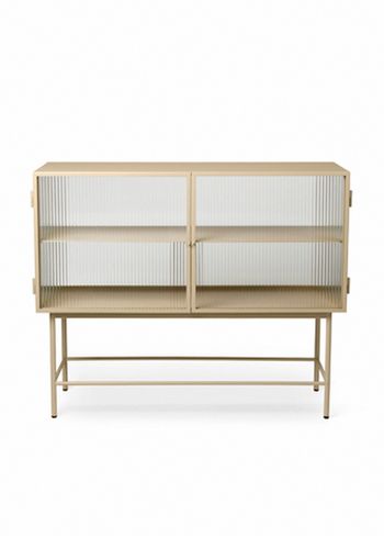Ferm Living - Commode - Haze Sideboard - Reeded Glass - Cashmere