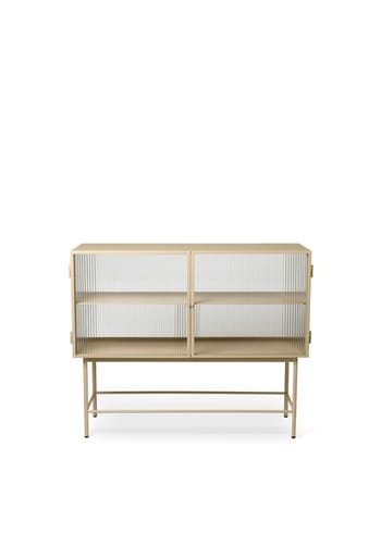 Ferm Living - Byrå - Haze Sideboard - Reeded Glass - Cashmere