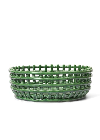 Ferm Living - Jar - Ceramic Centrepiece - Emerald Green