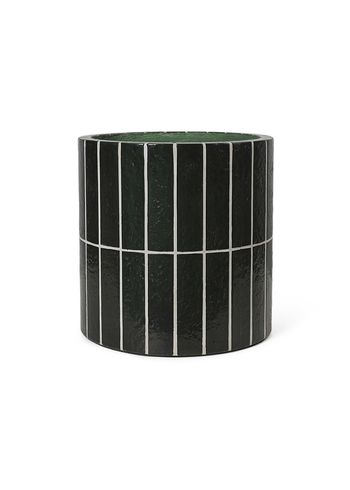 Ferm Living - Vaso - Pillar Plant Pot - Dark Green